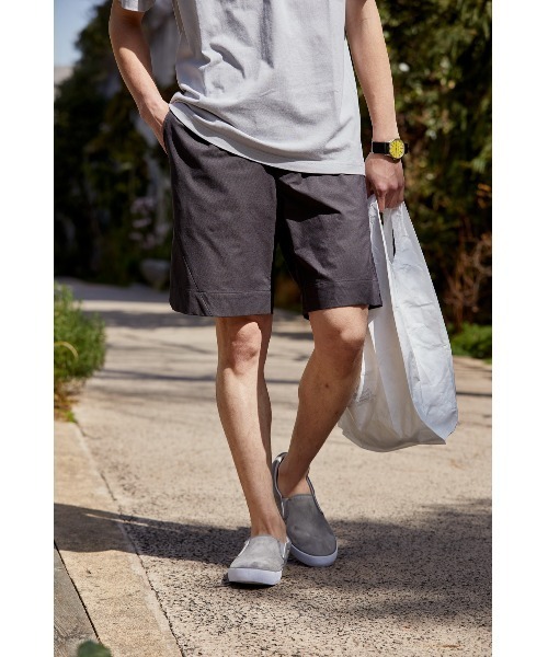 NAVY（ネイビー）の「マジかる ストレッチショーツ（その他パンツ・メンズ・ブラック/ベージュ/ネイビー/グレー/カーキ・S/M/L/XL）」の3枚目の写真