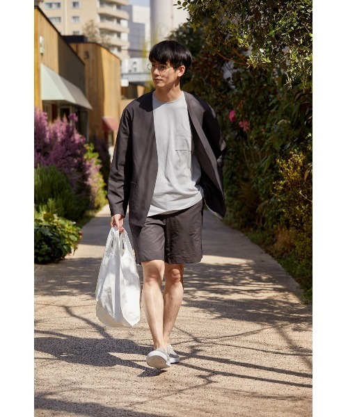 NAVY（ネイビー）の「マジかる ストレッチショーツ（その他パンツ・メンズ・ブラック/ベージュ/ネイビー/グレー/カーキ・S/M/L/XL）」の21枚目の写真