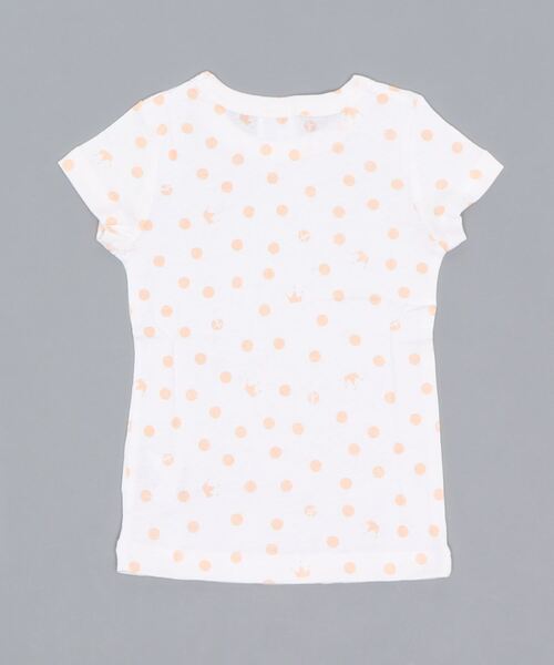 HAKKA BABY（ハッカベビー）の「[ベビー]ドットプリントインナー半袖肌着Tシャツ（Tシャツ/カットソー・キッズ・オレンジ/ブルー/ピンク・L）」の4枚目の写真