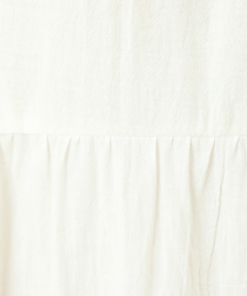 libelle more(リベル モア)の「コットンガーゼ ティアードチュニック(Tシャツ/カットソー・レディース・カーキ/オフホワイト/ブラウン/ブラック・M/L)」の19枚目の写真