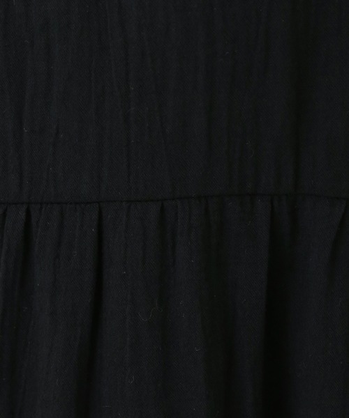 libelle more(リベル モア)の「コットンガーゼ ティアードチュニック(Tシャツ/カットソー・レディース・カーキ/オフホワイト/ブラウン/ブラック・M/L)」の21枚目の写真