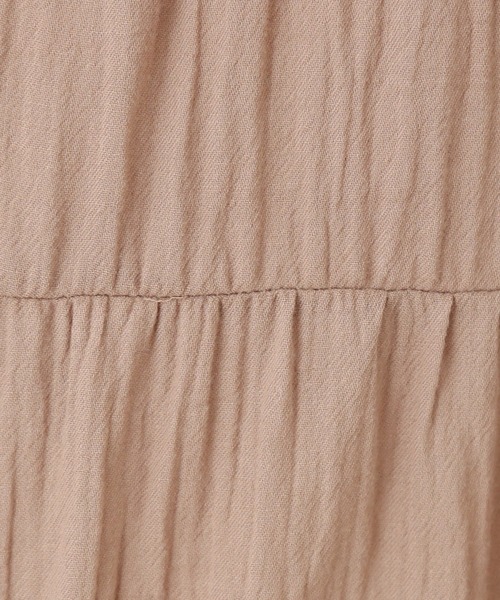 libelle more(リベル モア)の「コットンガーゼ ティアードチュニック(Tシャツ/カットソー・レディース・カーキ/オフホワイト/ブラウン/ブラック・M/L)」の20枚目の写真