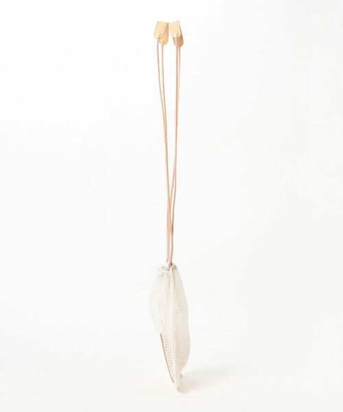 Ray BEAMS（レイビームス）の「CONTROL FREAK / メッシュ ドロスト バッグ（ショルダーバッグ・レディース・オリーブ/オフホワイト・ONE SIZE）」の3枚目の写真