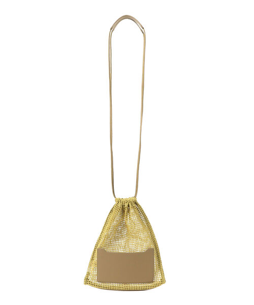 Ray BEAMS（レイビームス）の「CONTROL FREAK / メッシュ ドロスト バッグ（ショルダーバッグ・レディース・オリーブ/オフホワイト・ONE SIZE）」の7枚目の写真