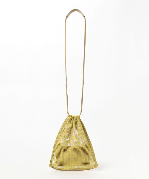 Ray BEAMS（レイビームス）の「CONTROL FREAK / メッシュ ドロスト バッグ（ショルダーバッグ・レディース・オリーブ/オフホワイト・ONE SIZE）」の12枚目の写真