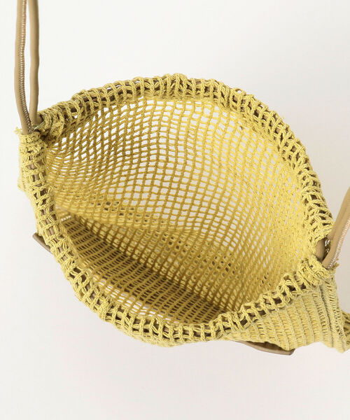 Ray BEAMS（レイビームス）の「CONTROL FREAK / メッシュ ドロスト バッグ（ショルダーバッグ・レディース・オリーブ/オフホワイト・ONE SIZE）」の14枚目の写真