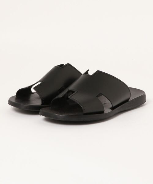 CUSTOM CULTURE(カスタムカルチャー)の「【EDER SHOES】 レザー サンダル(サンダル・メンズ・ブラック・40/41/42)」の1枚目の写真