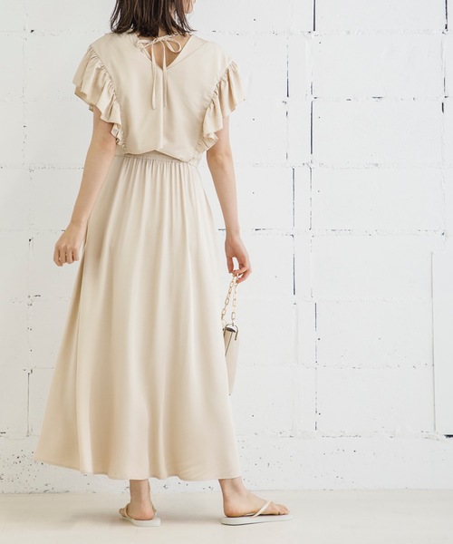 Emma Taylor（エマテイラー）の「ボレロ付き2WAYレイヤードフレアワンピース（ワンピース・レディース・ブラック/グリーン/アイボリー・FREE）」の14枚目の写真