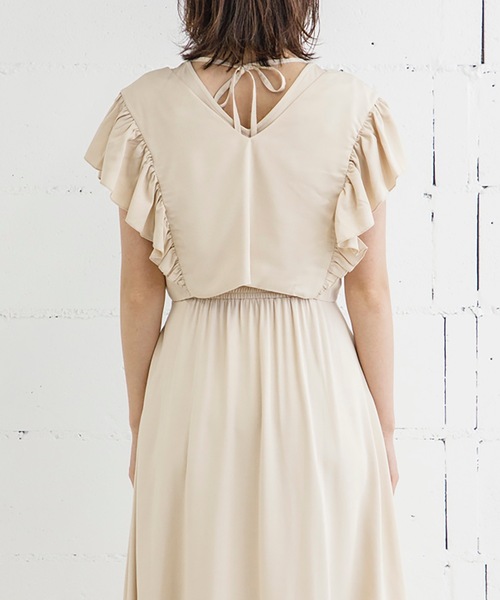 Emma Taylor（エマテイラー）の「ボレロ付き2WAYレイヤードフレアワンピース（ワンピース・レディース・ブラック/グリーン/アイボリー・FREE）」の21枚目の写真