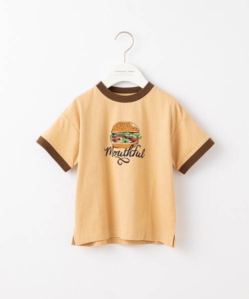 CIAOPANIC TYPY(チャオパニックティピー)の「【KIDS】foodリンガーTee(Tシャツ/カットソー・キッズ・ベージュ/オフホワイト/サックスブルー・SMALL/MEDIUM/LARGE/X-LARGE/XX-LARGE)」の8枚目の写真