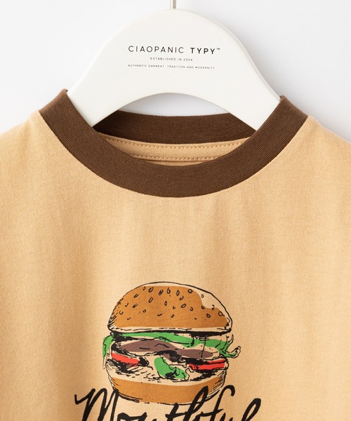 CIAOPANIC TYPY(チャオパニックティピー)の「【KIDS】foodリンガーTee(Tシャツ/カットソー・キッズ・ベージュ/オフホワイト/サックスブルー・SMALL/MEDIUM/LARGE/X-LARGE/XX-LARGE)」の9枚目の写真