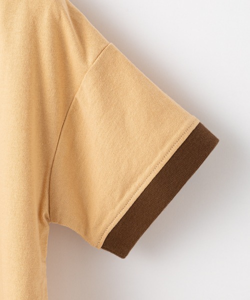 CIAOPANIC TYPY(チャオパニックティピー)の「【KIDS】foodリンガーTee(Tシャツ/カットソー・キッズ・ベージュ/オフホワイト/サックスブルー・SMALL/MEDIUM/LARGE/X-LARGE/XX-LARGE)」の5枚目の写真