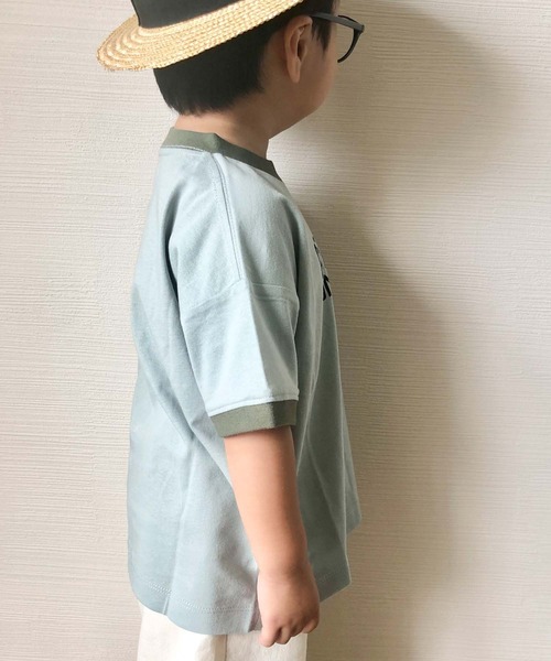 CIAOPANIC TYPY(チャオパニックティピー)の「【KIDS】foodリンガーTee(Tシャツ/カットソー・キッズ・ベージュ/オフホワイト/サックスブルー・SMALL/MEDIUM/LARGE/X-LARGE/XX-LARGE)」の14枚目の写真