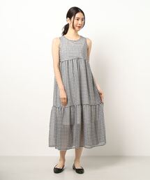 RETRO GIRL | バックリボンティアードワンピース(ワンピース)