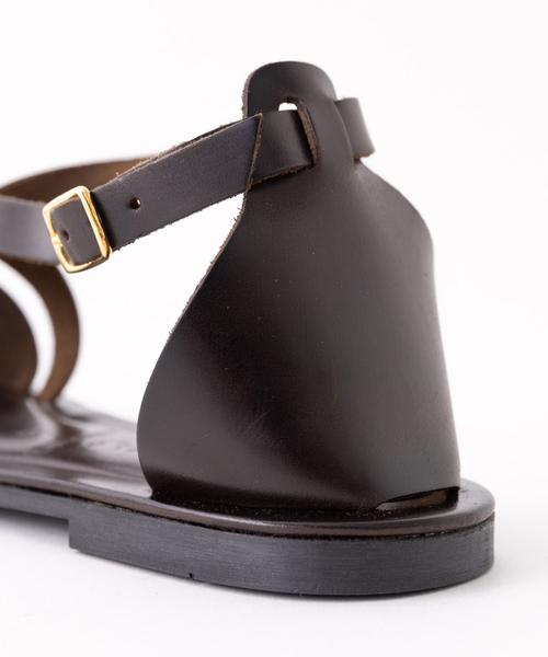 CORSO ROMA,9(コルソローマ)の「【CORSO ROMA 9/コルソローマノーヴェ】 クロスサンダル(サンダル・レディース・ダークブラウン/ブラック・39/37/38/36)」の10枚目の写真