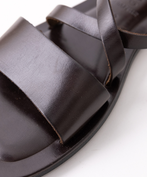 CORSO ROMA,9(コルソローマ)の「【CORSO ROMA 9/コルソローマノーヴェ】 クロスサンダル(サンダル・レディース・ダークブラウン/ブラック・39/37/38/36)」の16枚目の写真
