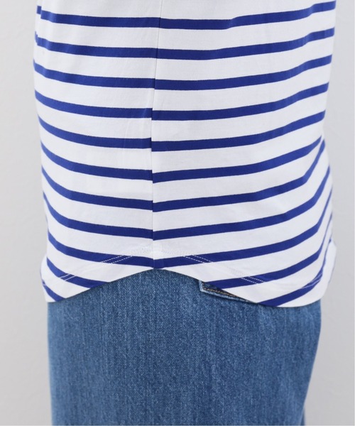 SLOBE IENA(スローブイエナ)の「パッチワークボーダープルオーバー【手洗い可能】◆(Tシャツ/カットソー・レディース・ブラック系その他/ブルー系その他・FREE)」の13枚目の写真