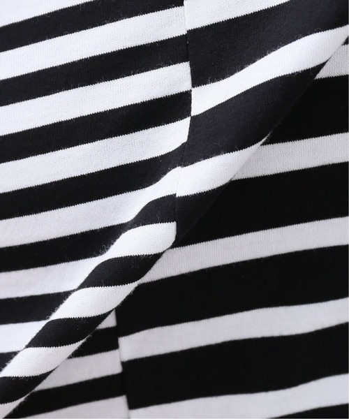 SLOBE IENA(スローブイエナ)の「パッチワークボーダープルオーバー【手洗い可能】◆(Tシャツ/カットソー・レディース・ブラック系その他/ブルー系その他・FREE)」の15枚目の写真