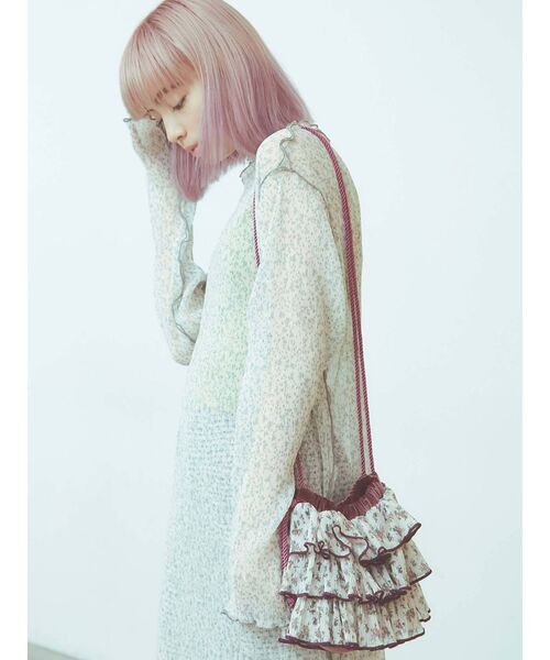 merry jenny（メリージェニー）の「gardenティアードポシェット（ハンドバッグ・レディース・パープル/オレンジ/ミント・FREE）」の19枚目の写真