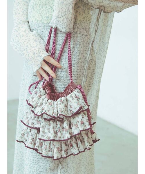 merry jenny（メリージェニー）の「gardenティアードポシェット（ハンドバッグ・レディース・パープル/オレンジ/ミント・FREE）」の22枚目の写真