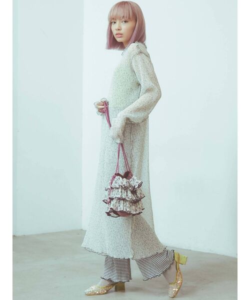 merry jenny（メリージェニー）の「gardenティアードポシェット（ハンドバッグ・レディース・パープル/オレンジ/ミント・FREE）」の14枚目の写真