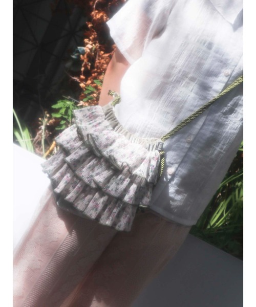 merry jenny（メリージェニー）の「gardenティアードポシェット（ハンドバッグ・レディース・パープル/オレンジ/ミント・FREE）」の8枚目の写真