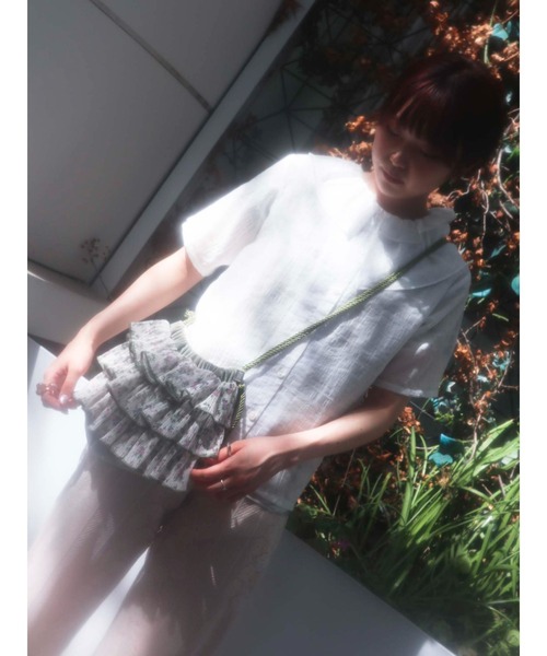 merry jenny（メリージェニー）の「gardenティアードポシェット（ハンドバッグ・レディース・パープル/オレンジ/ミント・FREE）」の4枚目の写真