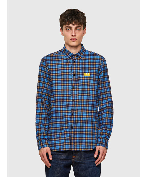 セール シャツ ブラウス Diesel ディーゼル のシャツ ブラウス メンズ メンズ シャツ ブラウス Diesel ディーゼル のファッション チェックシャツ シャツ ブラウス ブラウス さらに送料無料