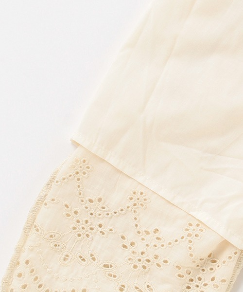 petit main（プティマイン）の「【リンク】レースオールインワン（つなぎ/オールインワン・キッズ・モカ/キナリ・90cm/110cm/100cm/120cm/130cm）」の11枚目の写真