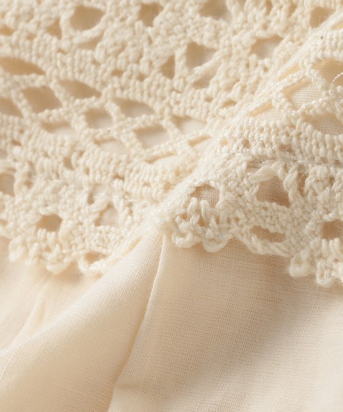 petit main（プティマイン）の「【リンク】レースオールインワン（つなぎ/オールインワン・キッズ・モカ/キナリ・90cm/110cm/100cm/120cm/130cm）」の12枚目の写真