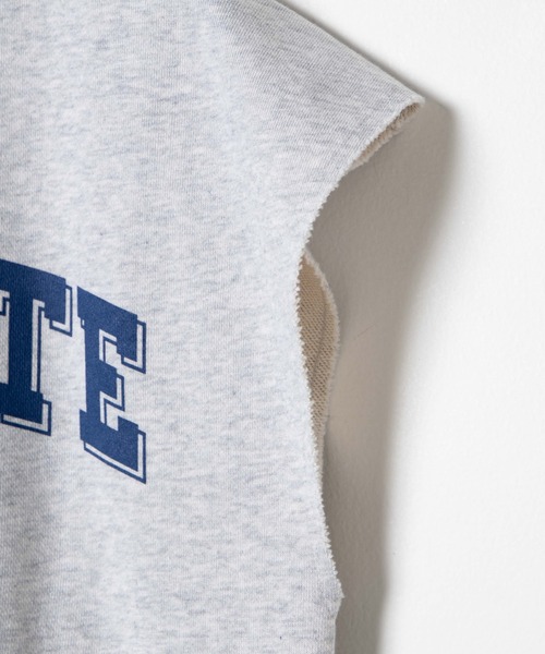 WEGO（ウィゴー）の「WEGO/クルーネックスウェットベスト（ベスト・レディース・ダークグリーン/オートミール/その他1/ネイビー・FREE）」の19枚目の写真