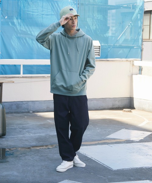 CRAFT STANDARD BOUTIQUE（クラフトスタンダードブティック）の「ポンチプルパーカー　＊◇（パーカー・メンズ・ピンク/ブルー/グリーン・L/LL/M）」の4枚目の写真