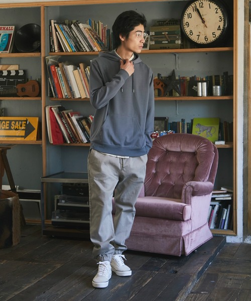 CRAFT STANDARD BOUTIQUE（クラフトスタンダードブティック）の「ポンチプルパーカー　＊◇（パーカー・メンズ・ピンク/ブルー/グリーン・L/LL/M）」の9枚目の写真