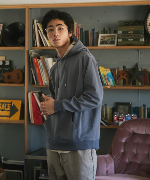 CRAFT STANDARD BOUTIQUE（クラフトスタンダードブティック）の「ポンチプルパーカー　＊◇（パーカー・メンズ・ピンク/ブルー/グリーン・L/LL/M）」の10枚目の写真