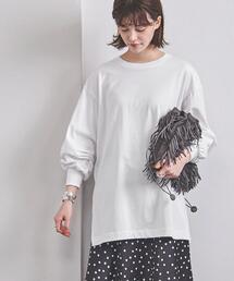 UNITED ARROWS | ＜UNITED ARROWS＞ ボリュームスリーブ クルーネック カットソー Ｗ(Tシャツ/カットソー)