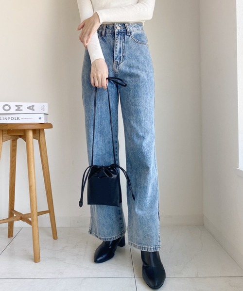 CLEA(クレア)の「2WAY巾着PUミニショルダー(ショルダーバッグ・レディース・アイボリー/グリーン/ブラウン/ブラック・FREE)」の7枚目の写真