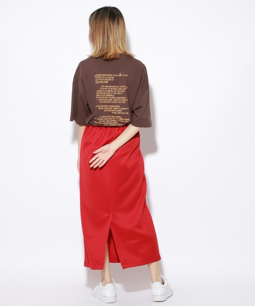 PBLIM（ページボーイリム）の「【PAGEBOYLIM】タイトスカート【WEB限定アイテム】（スカート・レディース・レッド/ブラック/グリーン・FREE）」の5枚目の写真