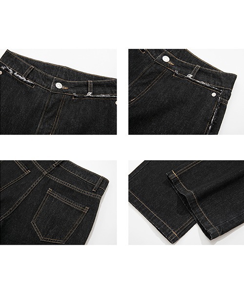 Fano Studios（ファノ ストゥディオズ）の「【Fano Studios】Edge pocket straight denim FQ21K023（デニムパンツ・レディース・ブラック・M/L/S）」の10枚目の写真