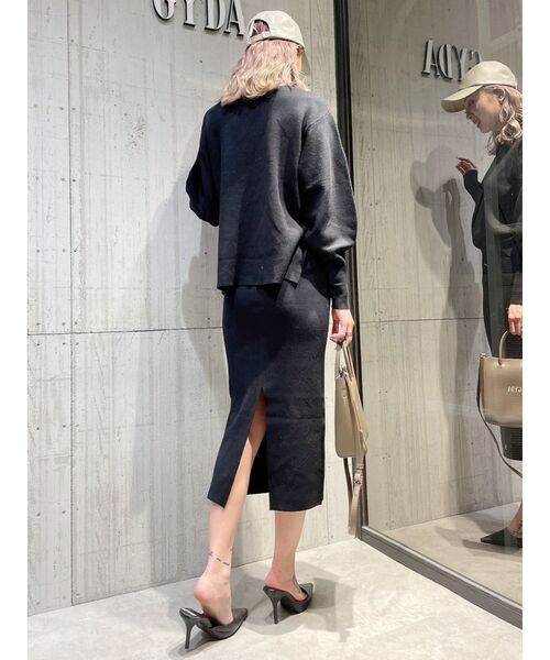 GYDA（ジェイダ）の「【SETUP着用可】ボトルネックマトンスリーブニットTOPS（ニット/セーター・レディース・ブラック/ベージュ/ブラウン・FREE）」の19枚目の写真