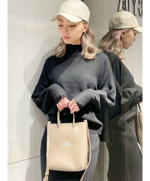 GYDA（ジェイダ）の「【SETUP着用可】ボトルネックマトンスリーブニットTOPS（ニット/セーター・レディース・ブラック/ベージュ/ブラウン・FREE）」の10枚目の写真