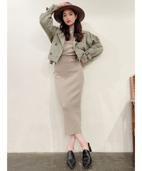 GYDA（ジェイダ）の「【SETUP着用可】ボトルネックマトンスリーブニットTOPS（ニット/セーター・レディース・ブラック/ベージュ/ブラウン・FREE）」の8枚目の写真