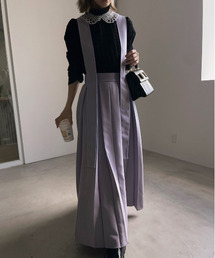 Ameri | SUSPENDER PLEATS SKIRT(スカート)