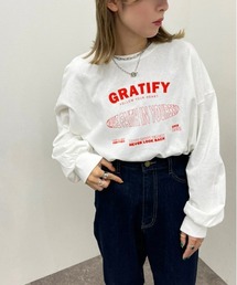 apres jour mignon | ショート丈プリントロンＴ【ZOZOTOWN限定アイテム】(Tシャツ/カットソー)