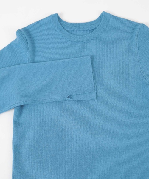 titivate(ティティベイト)の「ソフトタッチクルーネックリブニット(ニット/セーター・レディース・グレー系その他/グレイッシュベージュ/ブルー/イエロー/ライトベージュ・S/M/L)」の21枚目の写真