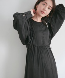 VIS | ジャガードプリントアソートドルマンワンピース(ワンピース)