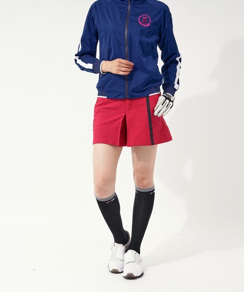 FILA(フィラ)の「【FILA GOLF/フィラゴルフ】ワンポイント レオパード柄 ライン使い ストレッチ キュロットスカート/保温(スカート・レディース・カーキ/ライトグレー/ワインレッド/ネイビー・M/S/L/LL)」の4枚目の写真