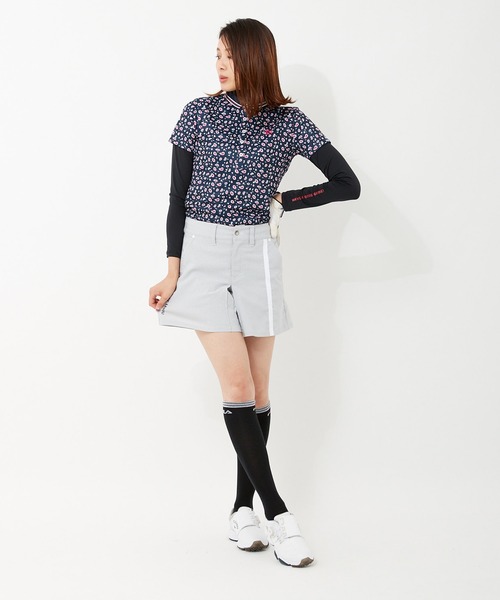 FILA(フィラ)の「【FILA GOLF/フィラゴルフ】ワンポイント レオパード柄 ライン使い ストレッチ キュロットスカート/保温(スカート・レディース・カーキ/ライトグレー/ワインレッド/ネイビー・M/S/L/LL)」の6枚目の写真