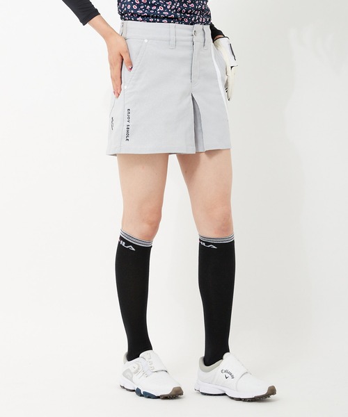FILA(フィラ)の「【FILA GOLF/フィラゴルフ】ワンポイント レオパード柄 ライン使い ストレッチ キュロットスカート/保温(スカート・レディース・カーキ/ライトグレー/ワインレッド/ネイビー・M/S/L/LL)」の18枚目の写真