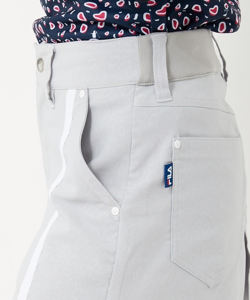 FILA(フィラ)の「【FILA GOLF/フィラゴルフ】ワンポイント レオパード柄 ライン使い ストレッチ キュロットスカート/保温(スカート・レディース・カーキ/ライトグレー/ワインレッド/ネイビー・M/S/L/LL)」の11枚目の写真