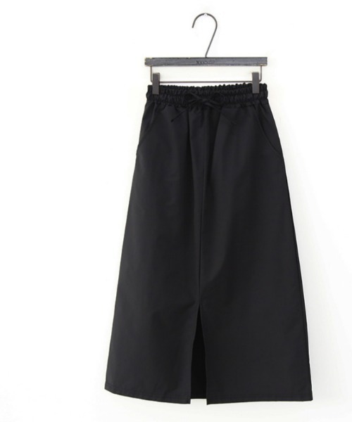 NANING9（ナンニング）の「NANING9 モダンフィットロングスカート（スカート・レディース・ブラック/グレイッシュベージュ・FREE）」の7枚目の写真